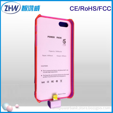 2013 Newest 2600mAh High Capacity Battery Case for iPhone5 (ZHW-IP5014)